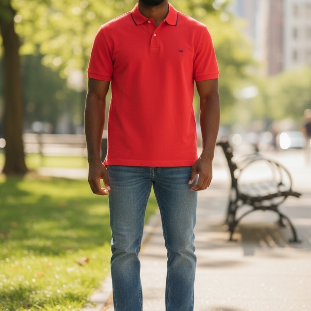 Izod Red performance polo NWT size L